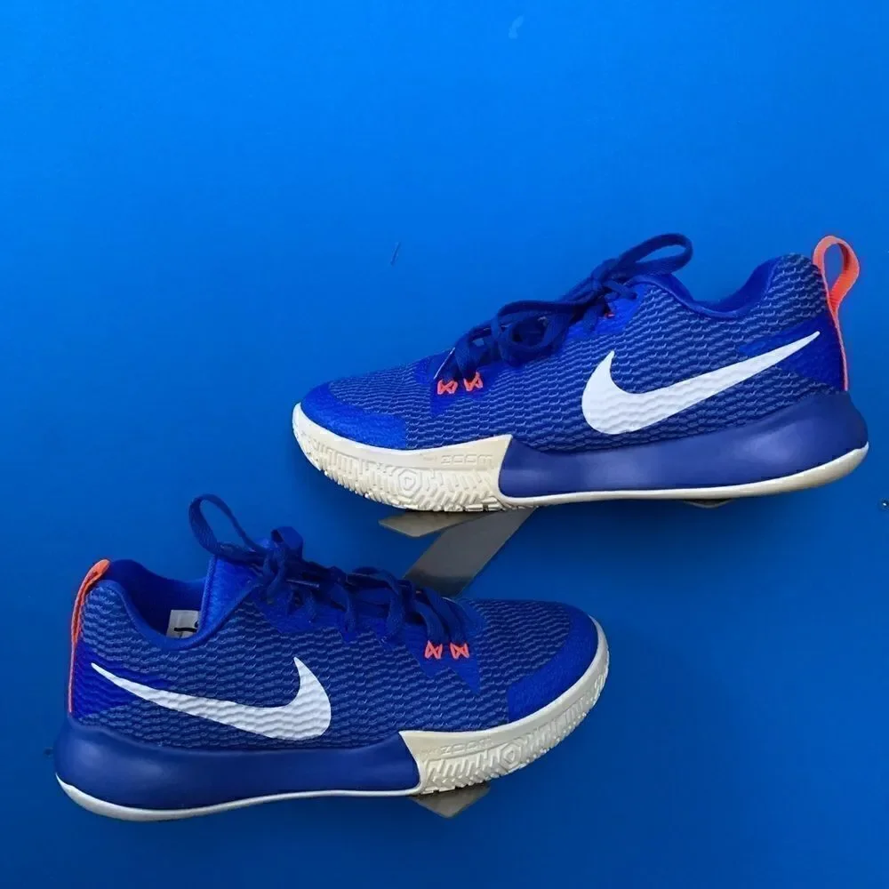 Nike Zoom Live II Men Basketball Shoes Low Blue AH7566-400 -  Size 8